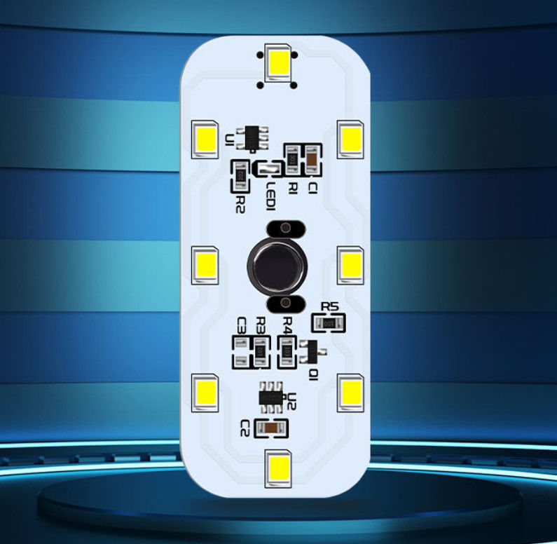 Fabricante de PCB de múltiples capas rígidas con 12 LED de alta luz para lectura de automóviles