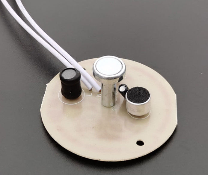 PCBA con 10 LEDs y conector USB para voz y detección de luz integrada luz de techo, soporte de montaje magnético