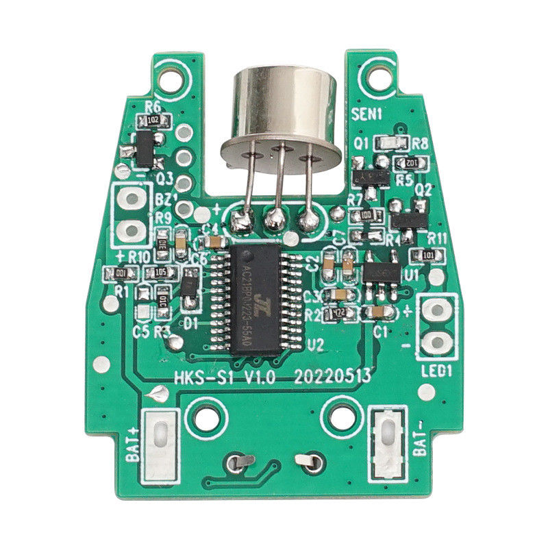 FR-4 Fabricación de PCB flexibles para el probador de alcohol PCB rígido libre de plomo HASL VO placa resina fenólica