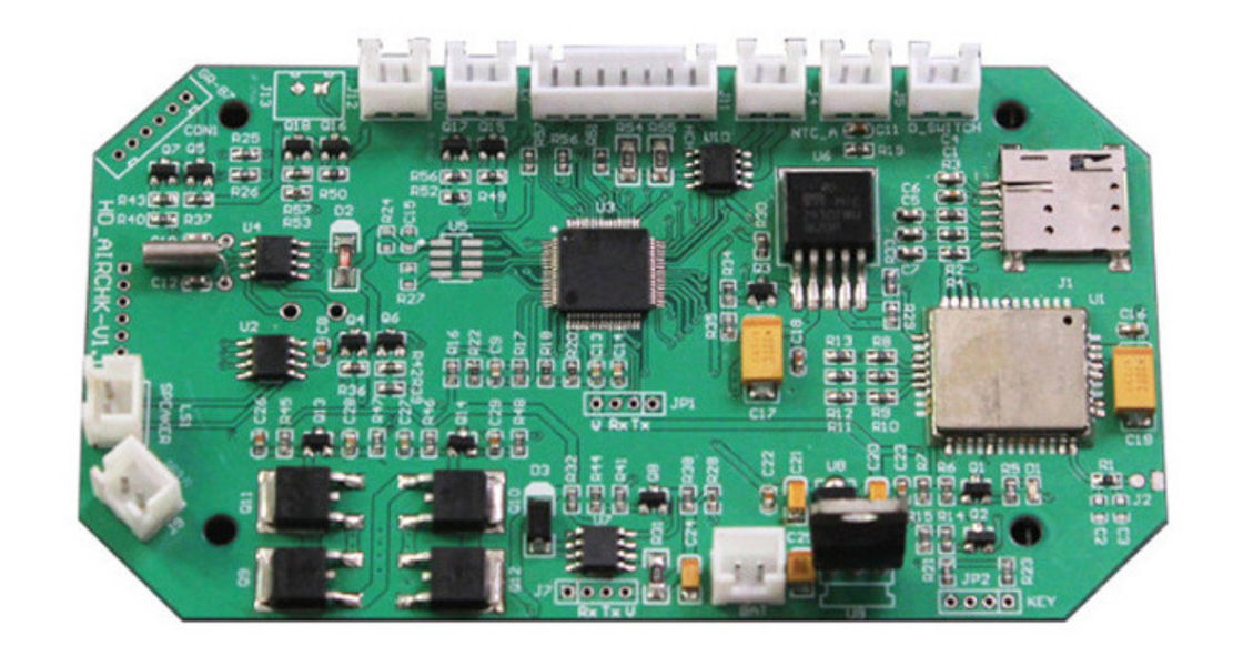 Junta de circuito de doble cara personalizada para el hogar compartido Junta de control del detector de formaldehído con función de alarma