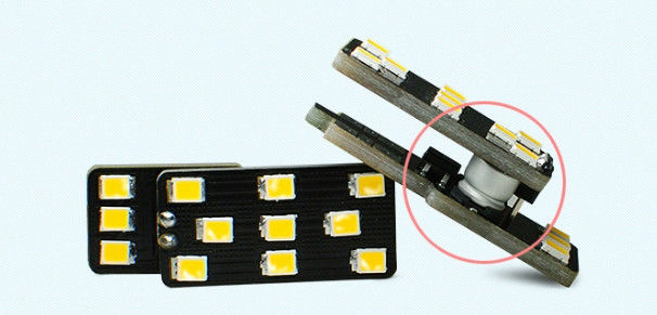 Sin plomo HASL Electrónica PCB fabricación con LEDs de alta luz para la cola del coche luz guante caja de luz