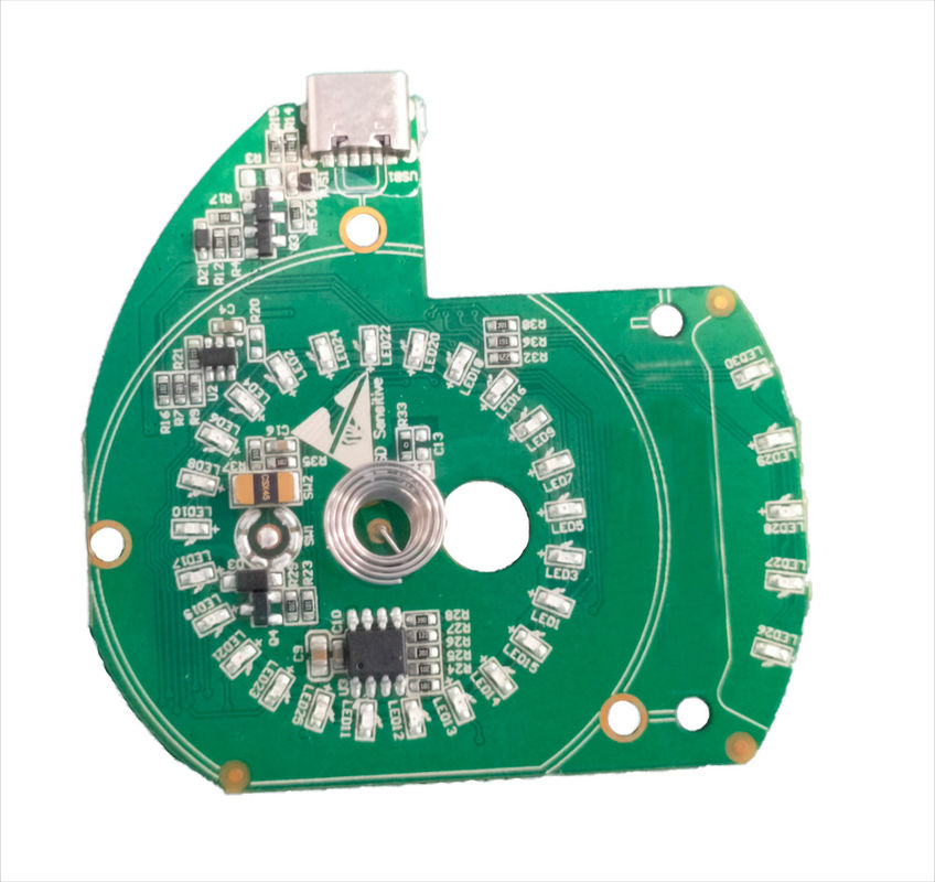 PCBA de múltiples capas para la máquina de aromaterapia de automóviles con interfaz de indicador LED de tipo C y función anti-reducción