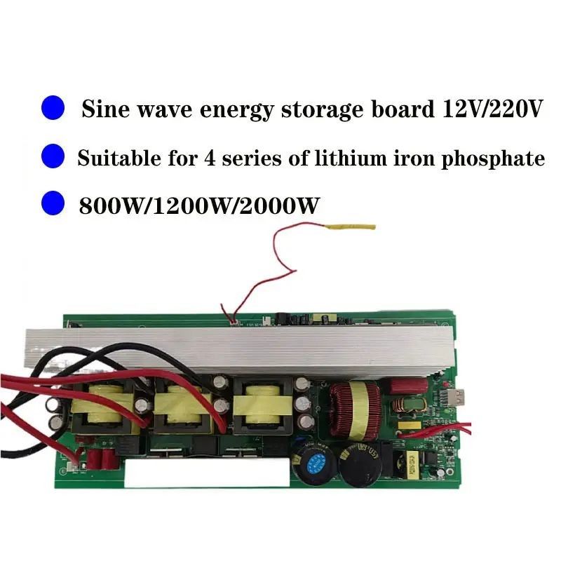 800W 1200W 2000W LiFePO4 Batería Almacenamiento de energía Fuente de alimentación Inverter Fabricación de PCB flexibles