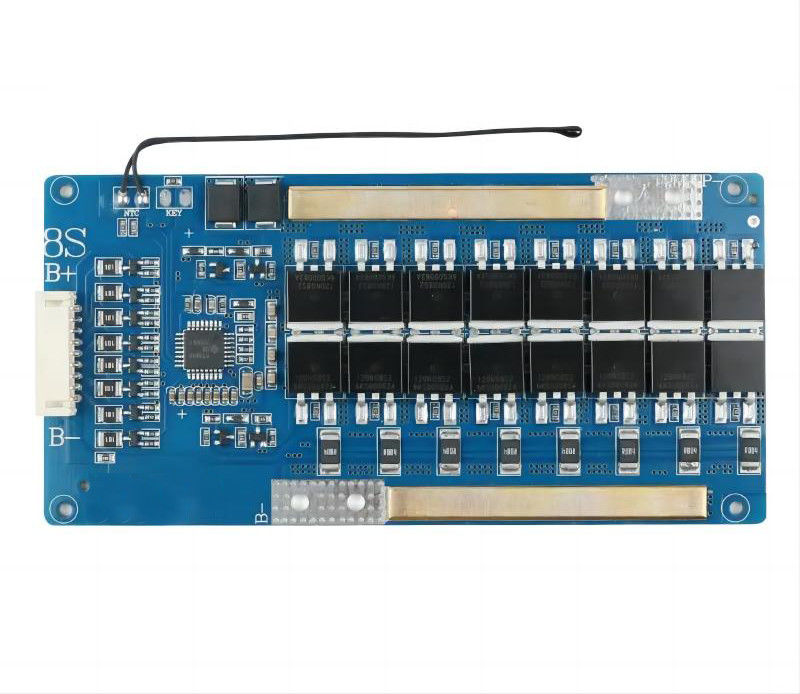 8 Serie de Protección de la Batería de Fosfato de Hierro de Litio 24V 40A 50A 60A Fabricación de PCB en línea