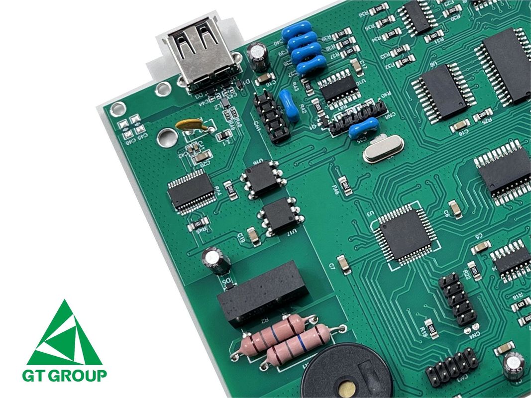 PCBA Mainboard Usado en la Asamblea de la Junta de Circuitos Impresos Electrónicos Médicos 1.60mm 2L 1/1oz Máscara de soldadura verde HASL(LF