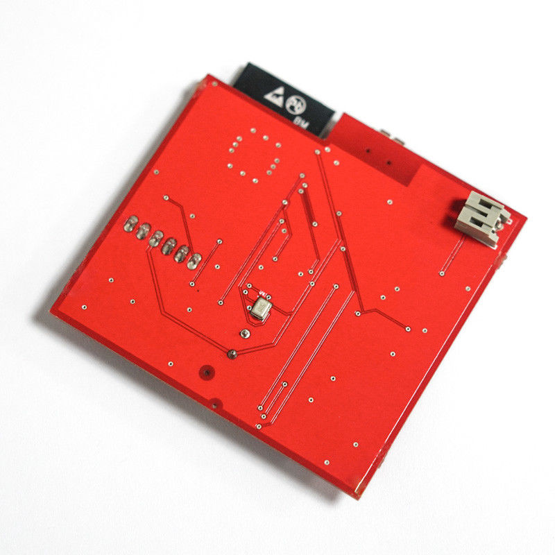Con certificación UL de doble capa Rojo FR-4 Placa de circuitos impresos PCBA para la fabricación de electrónica