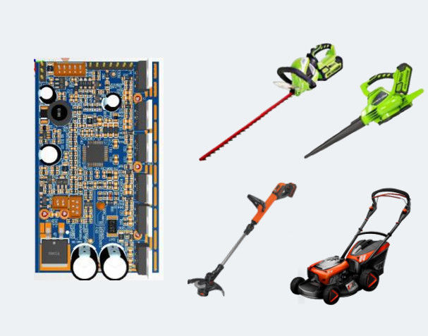 Solución de control de cortadoras Herramientas de jardinería Prototipo de ensamblaje de PCB